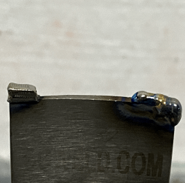 Close Up of Metal Laser Fused